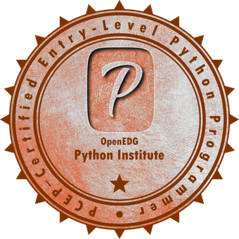 Python Certification Badge